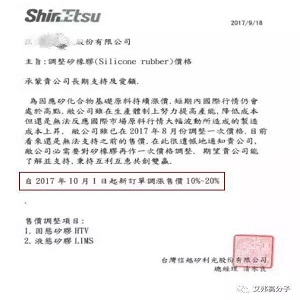 虐心!節(jié)后又被一波漲價(jià)通知暴擊！有機(jī)硅跨國(guó)巨頭紛紛提價(jià)！！！